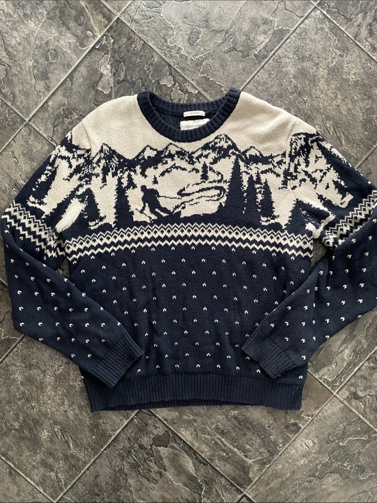 Abercrombie & Fitch Other - ABERCROMBIE & FITCH Vintage Mountain Fair Isle Winter Retro Ski Chalet Sweater